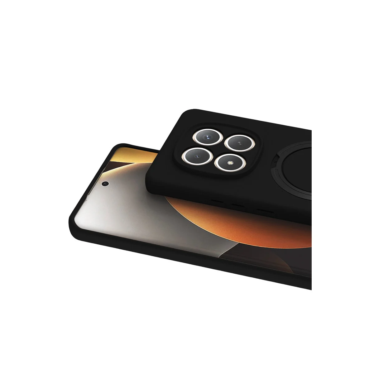 Redmi Note 15 Pro 5G Regal Magsafe Standlı Kapak - Siyah