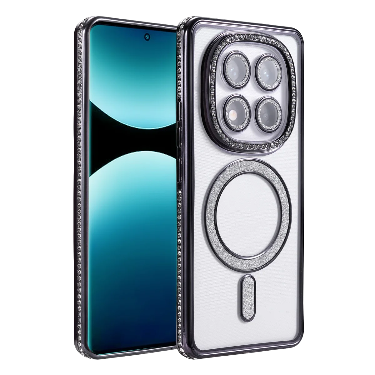 Redmi Note 15 Pro 5G Joke Simli Magneticsafe Kılıf - Siyah