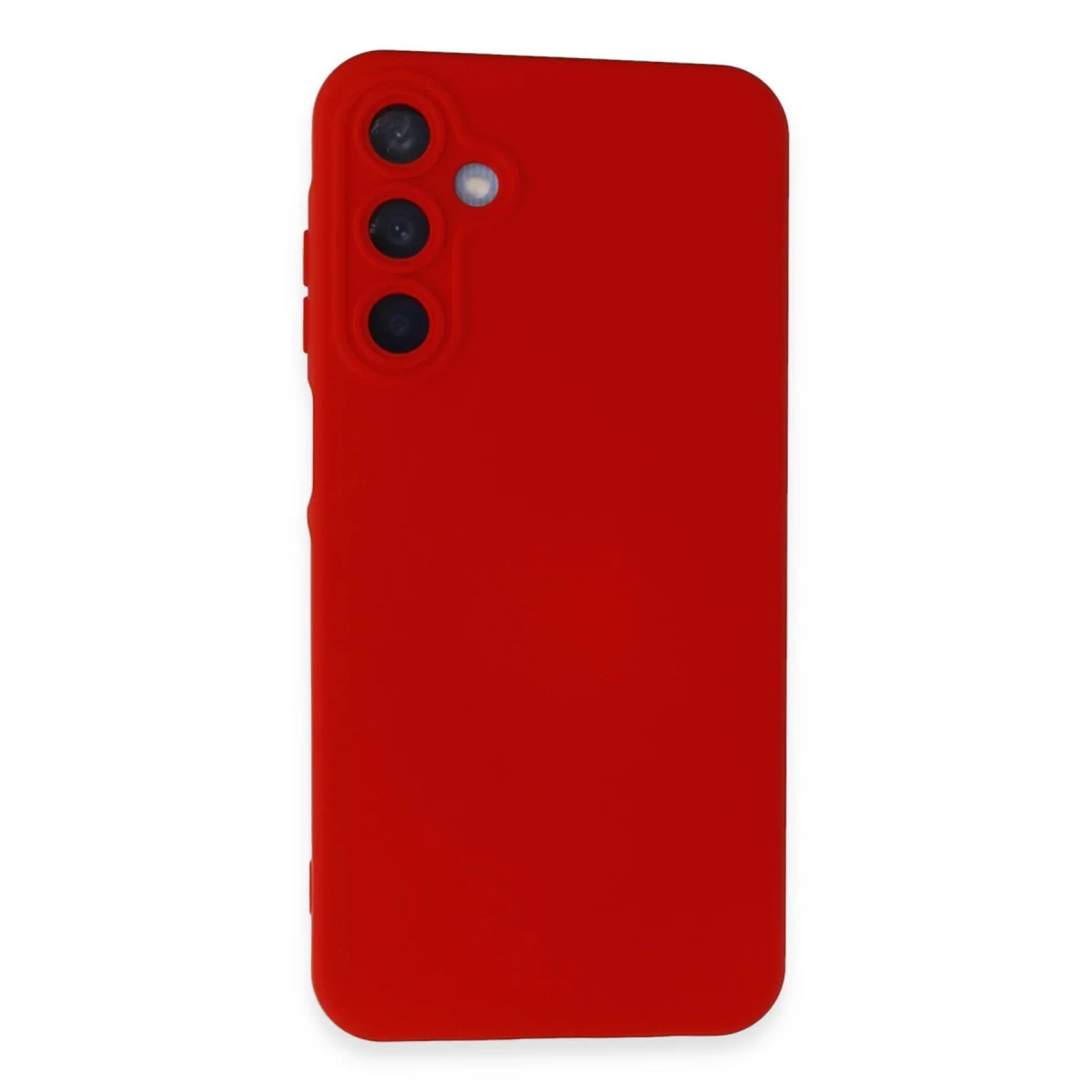 Galaxy A35 5G Kılıf Nano içi Kadife Silikon - Kırmızı