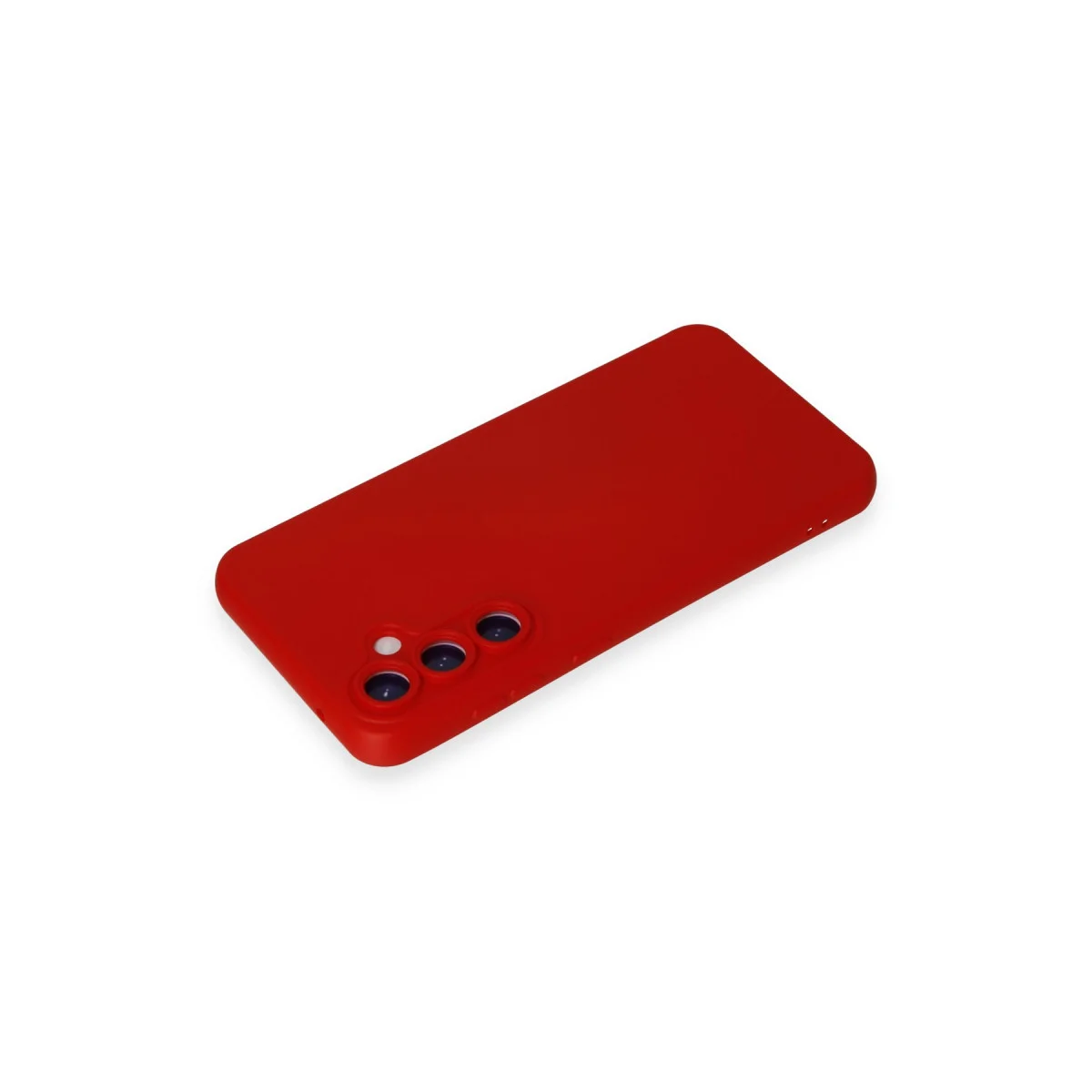 Galaxy S24 Kılıf Nano içi Kadife Silikon - Kırmızı