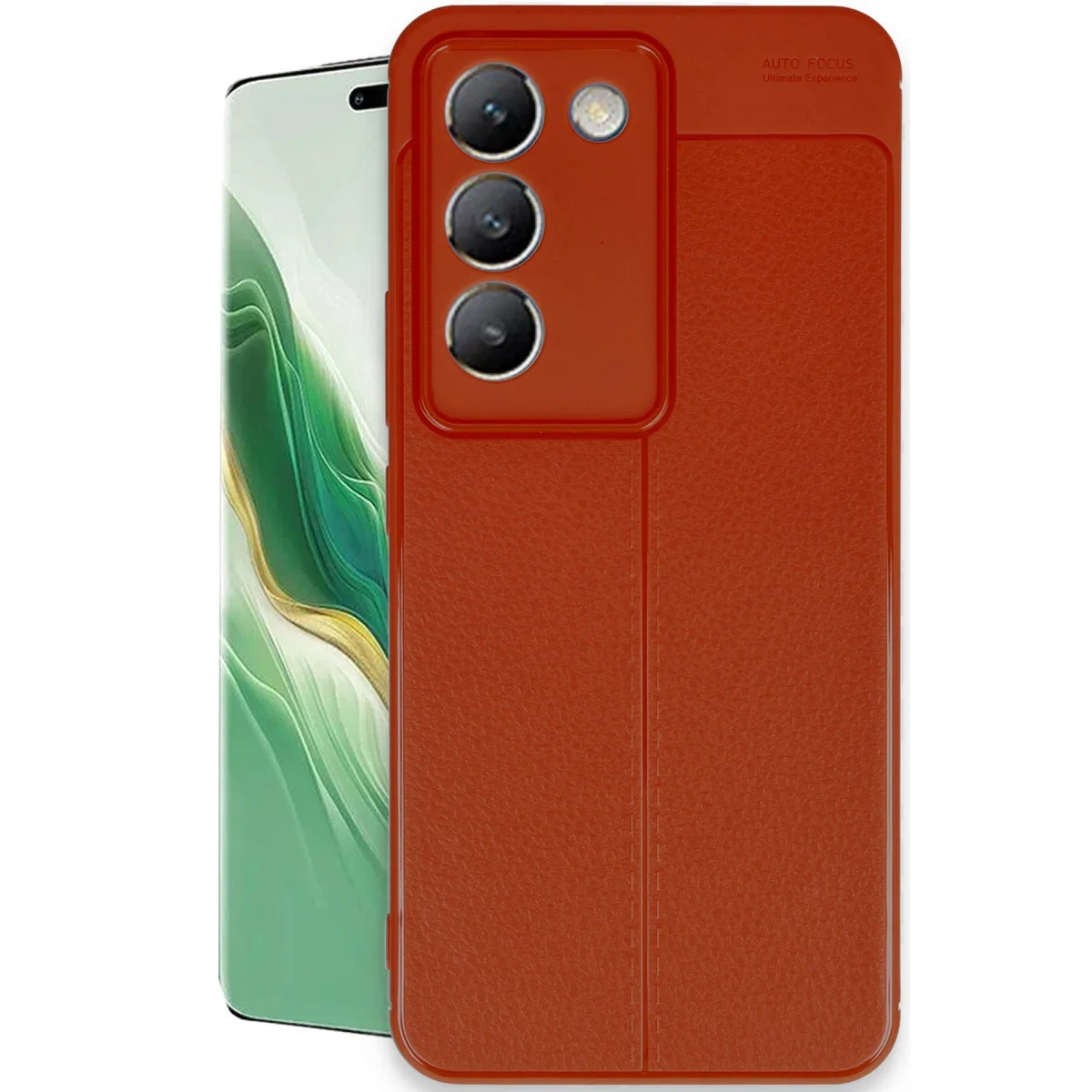 V30 Lite 4G Kılıf Auto Focus Kapak - Kırmızı