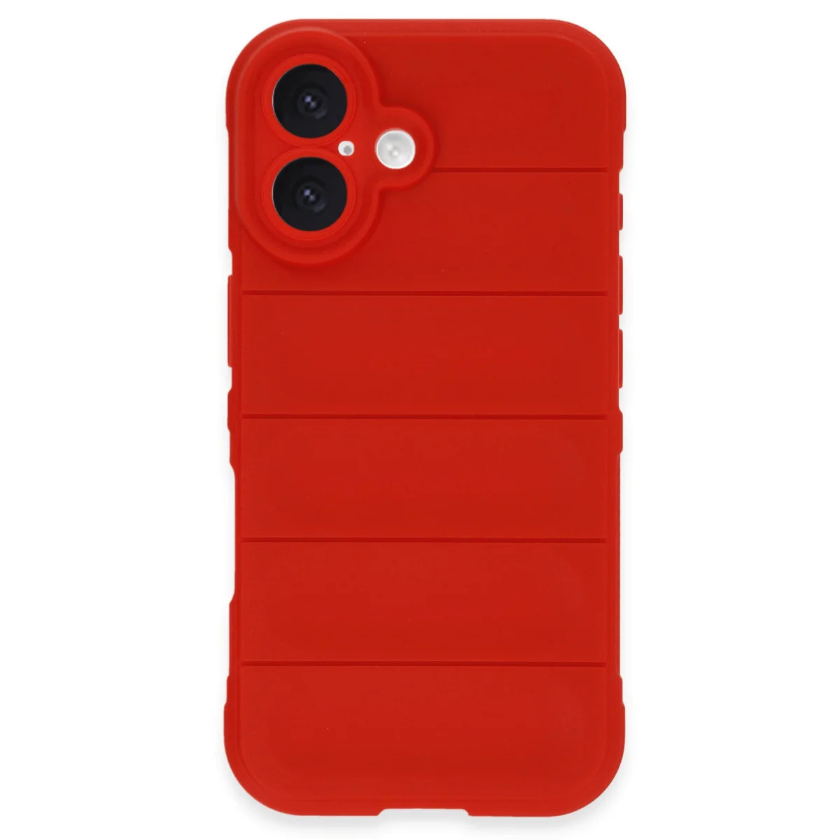 iPhone 16 Kılıf Optimum Silikon - Kırmızı