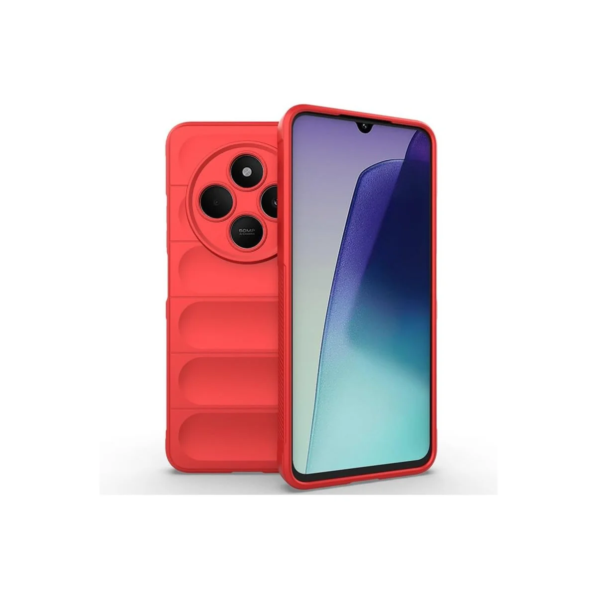 Redmi 14C Kılıf Optimum Silikon - Kırmızı