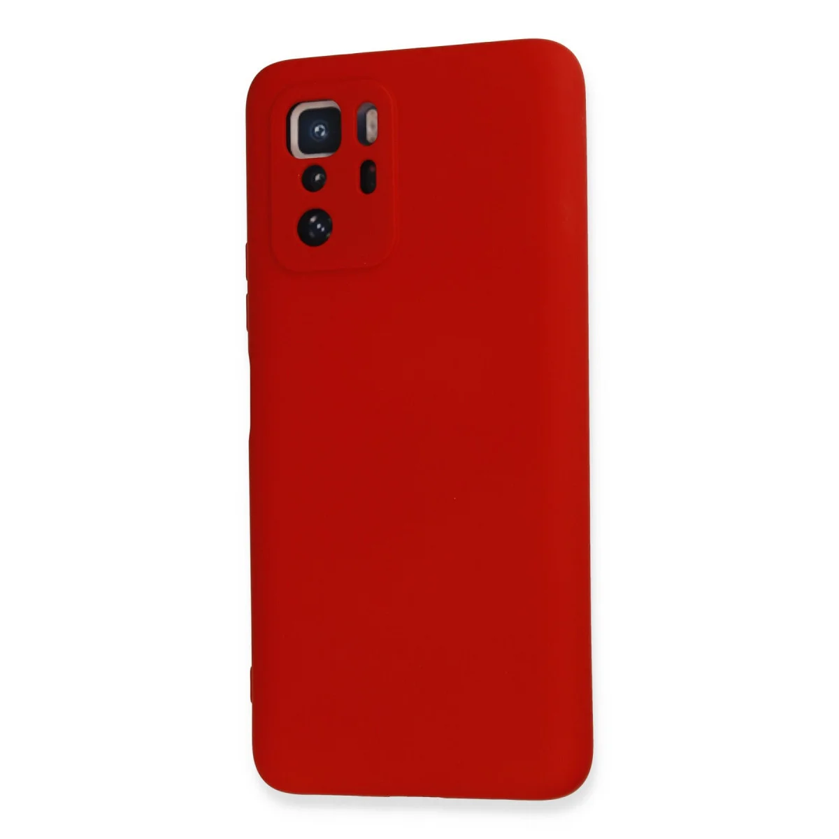 Poco X3 GT Kılıf Nano içi Kadife Silikon - Kırmızı