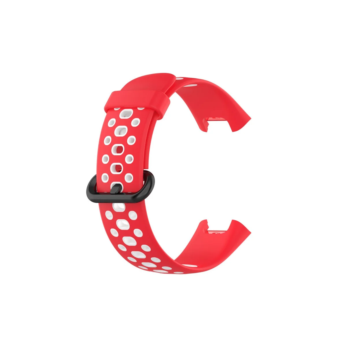 Redmi Watch 2 Spor Delikli Kordon - Kırmızı-Beyaz