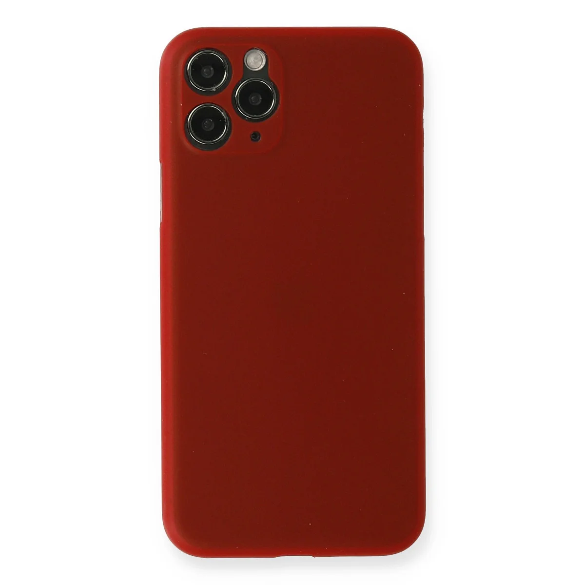 iPhone 11 Pro Max Kılıf PP Ultra İnce Kapak - Kırmızı