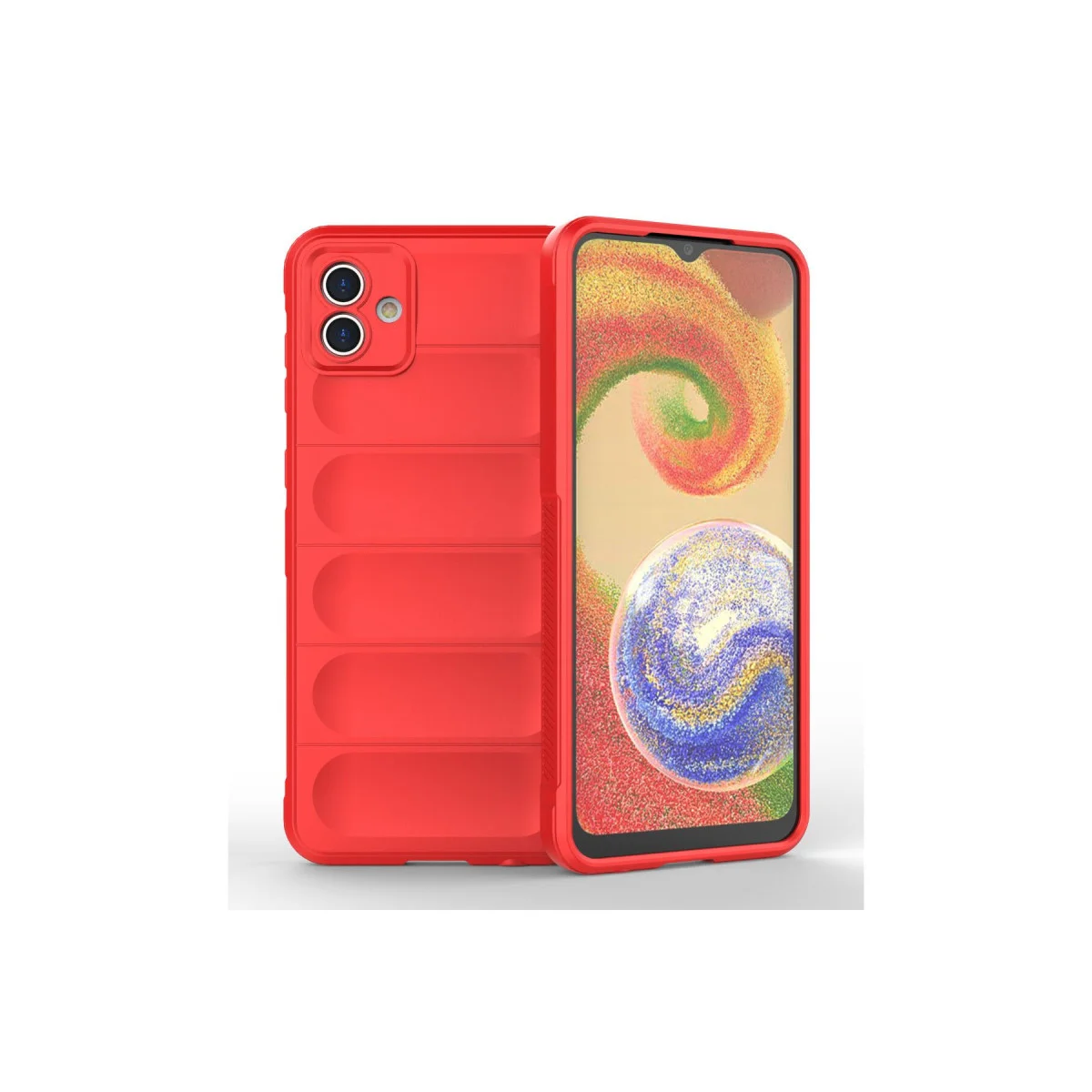 Galaxy A04E Kılıf Optimum Silikon - Kırmızı