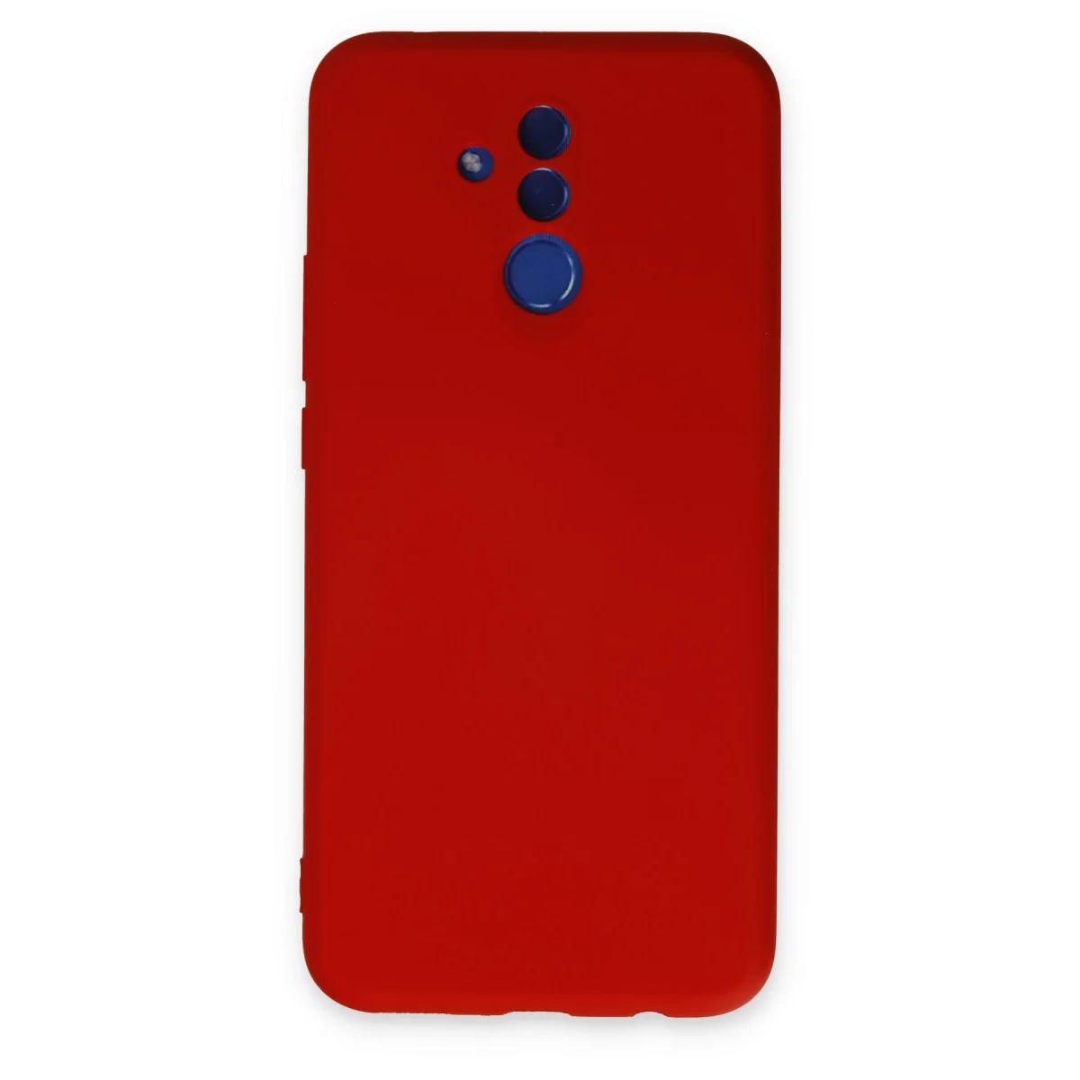 Mate 20 Lite Kılıf Nano içi Kadife Silikon - Kırmızı