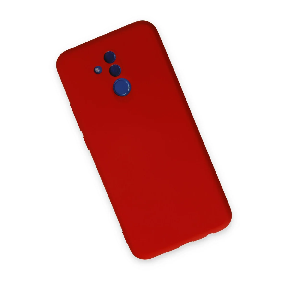 Mate 20 Lite Kılıf Nano içi Kadife Silikon - Kırmızı
