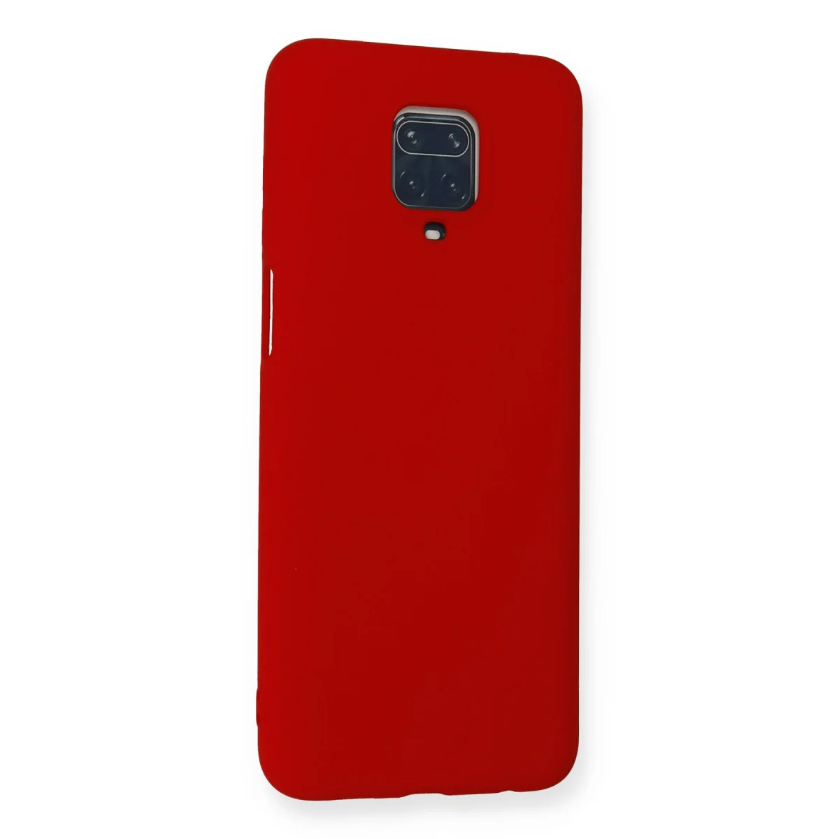 Redmi Note 9 Pro Kılıf Nano içi Kadife Silikon - Kırmızı