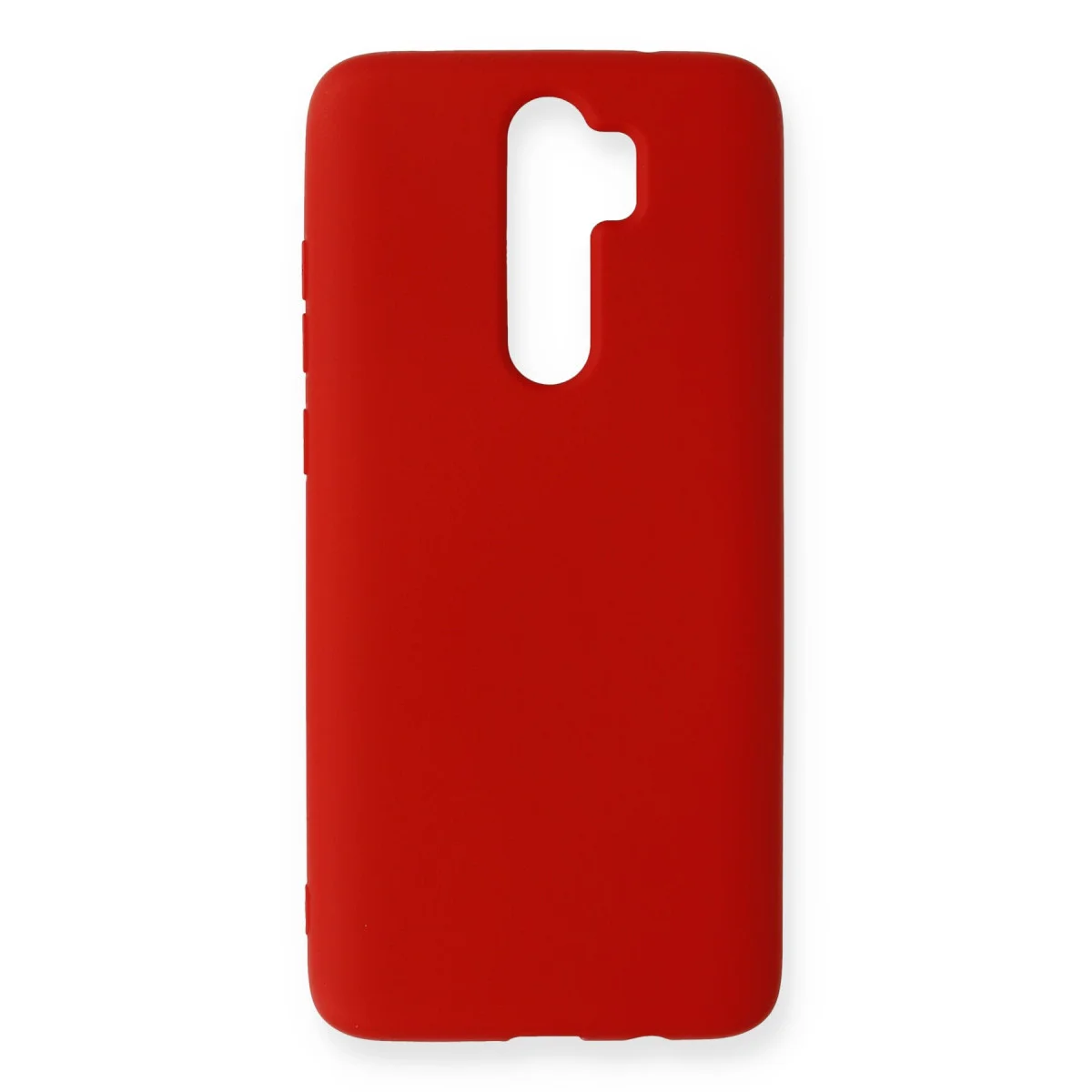 Redmi Note 8 Pro Kılıf Nano içi Kadife Silikon - Kırmızı