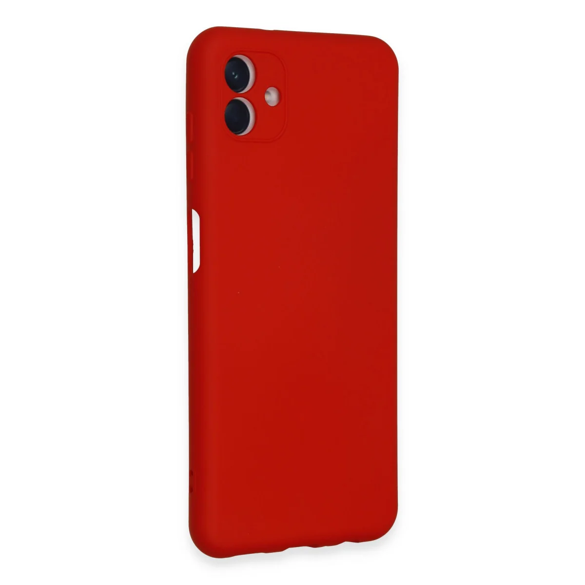 Galaxy A04E Kılıf Nano içi Kadife Silikon - Kırmızı