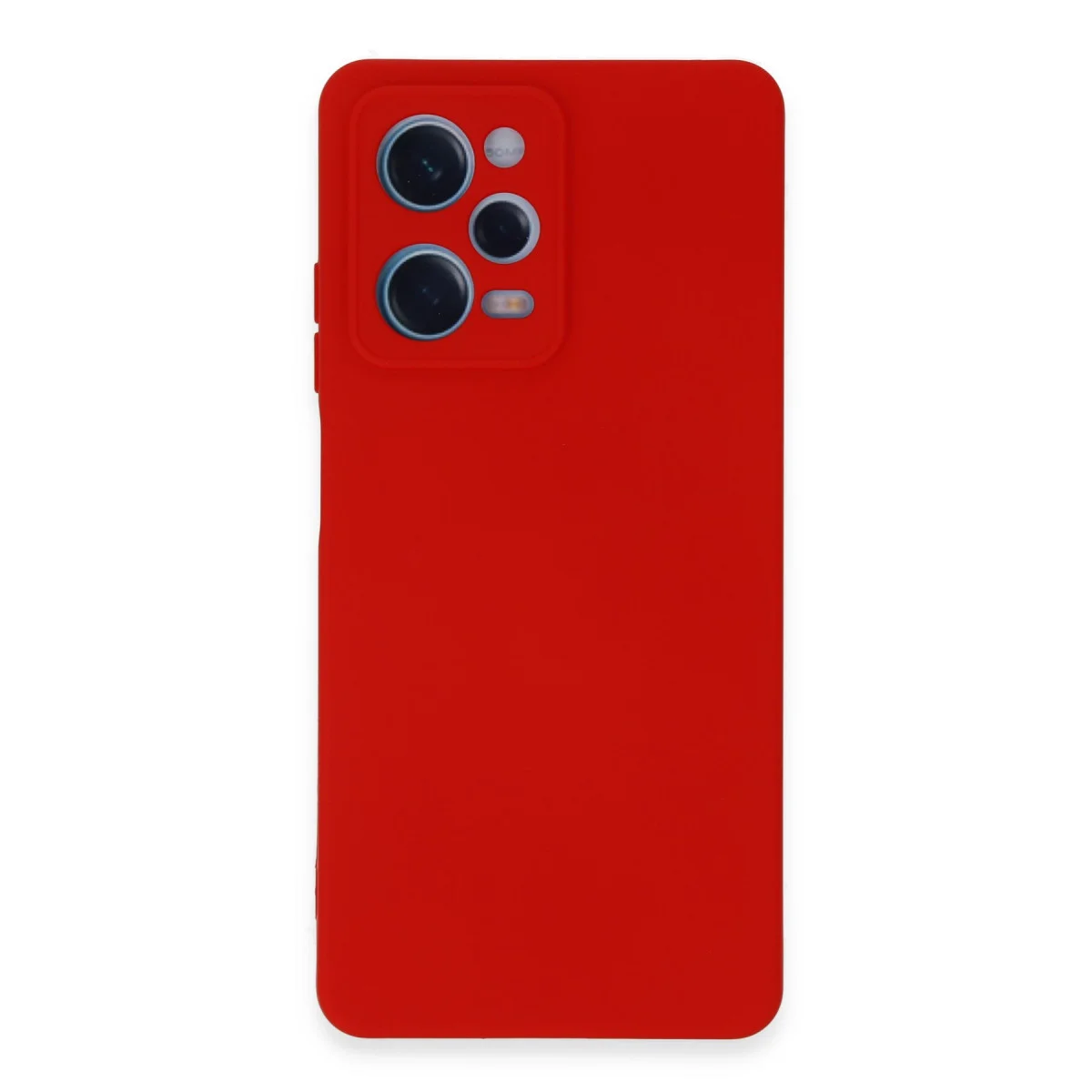 Redmi Note 12 Pro 5G Kılıf Nano içi Kadife Silikon - Kırmızı