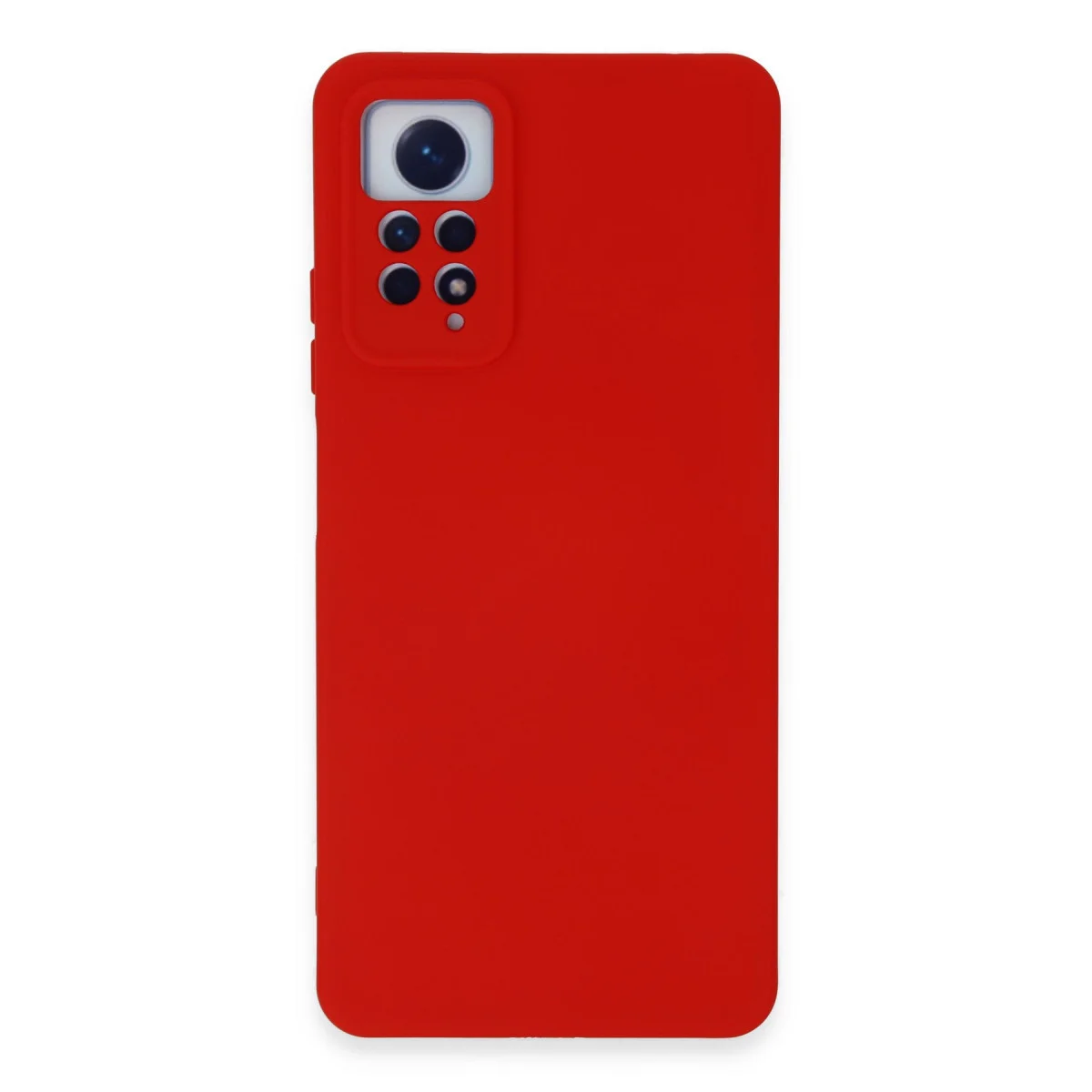 Redmi Note 12 Pro 4G Kılıf Nano içi Kadife Silikon - Kırmızı