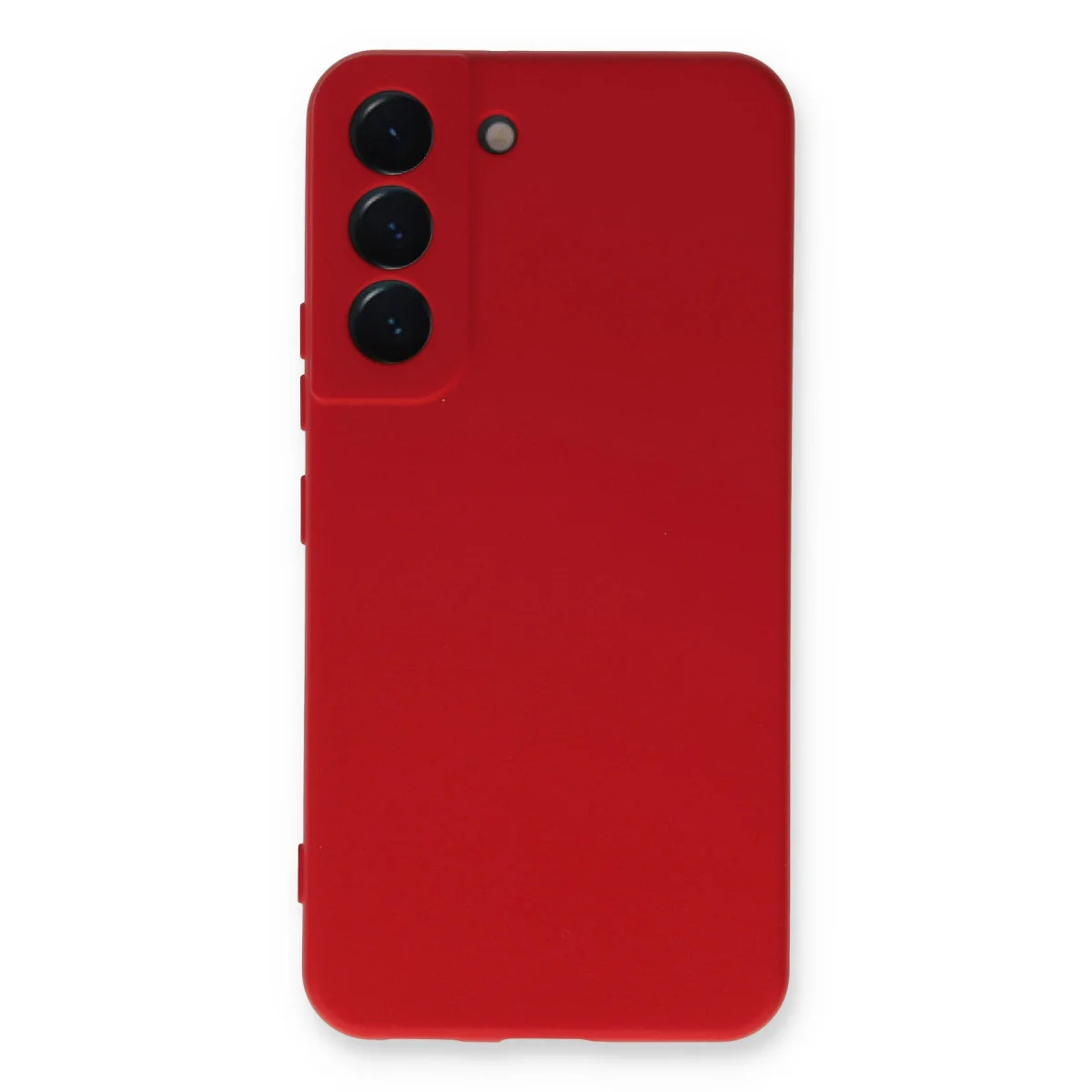 Galaxy S22 Plus Kılıf Nano içi Kadife Silikon - Kırmızı