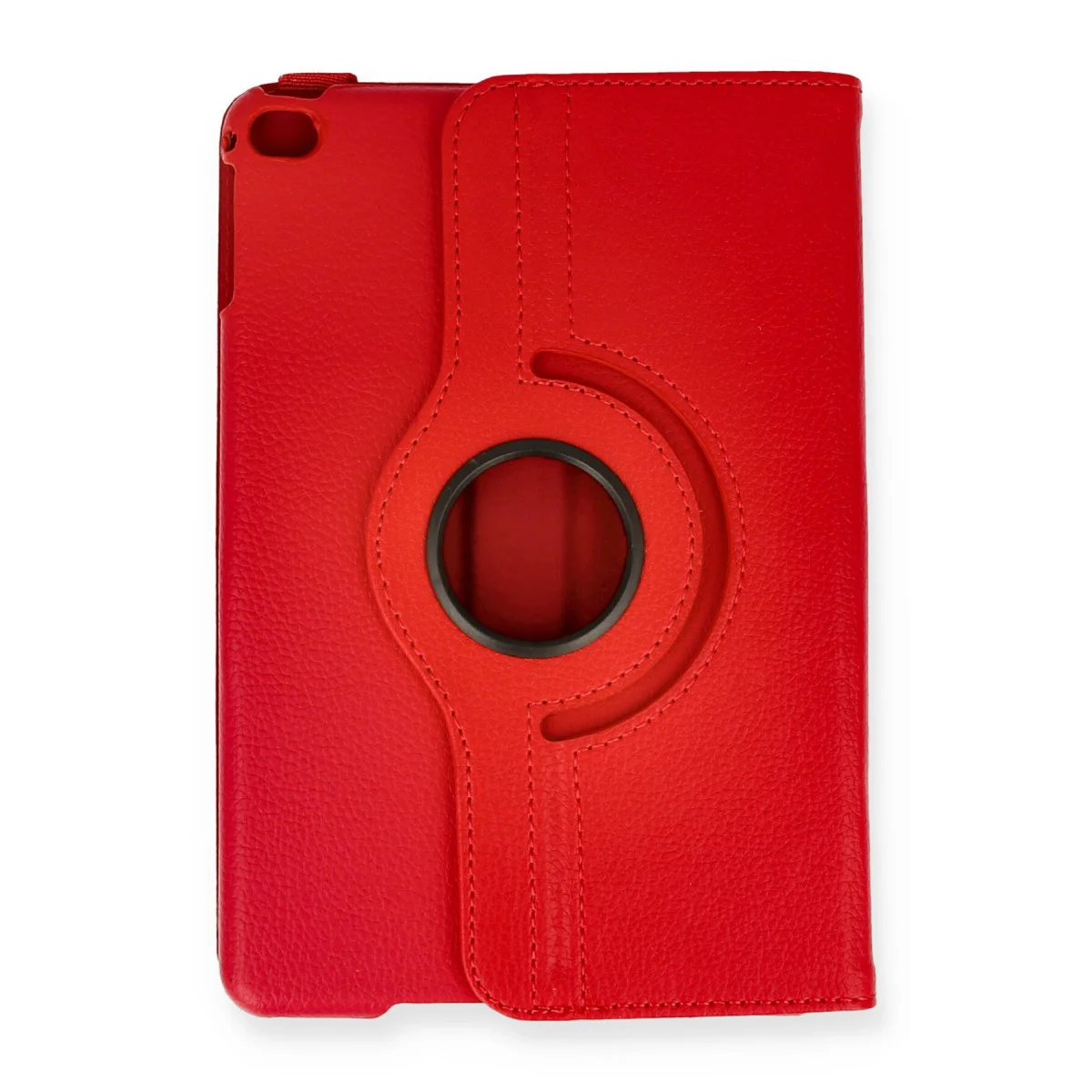 iPad Mini 4 Kılıf 360 Tablet Deri Kılıf - Kırmızı