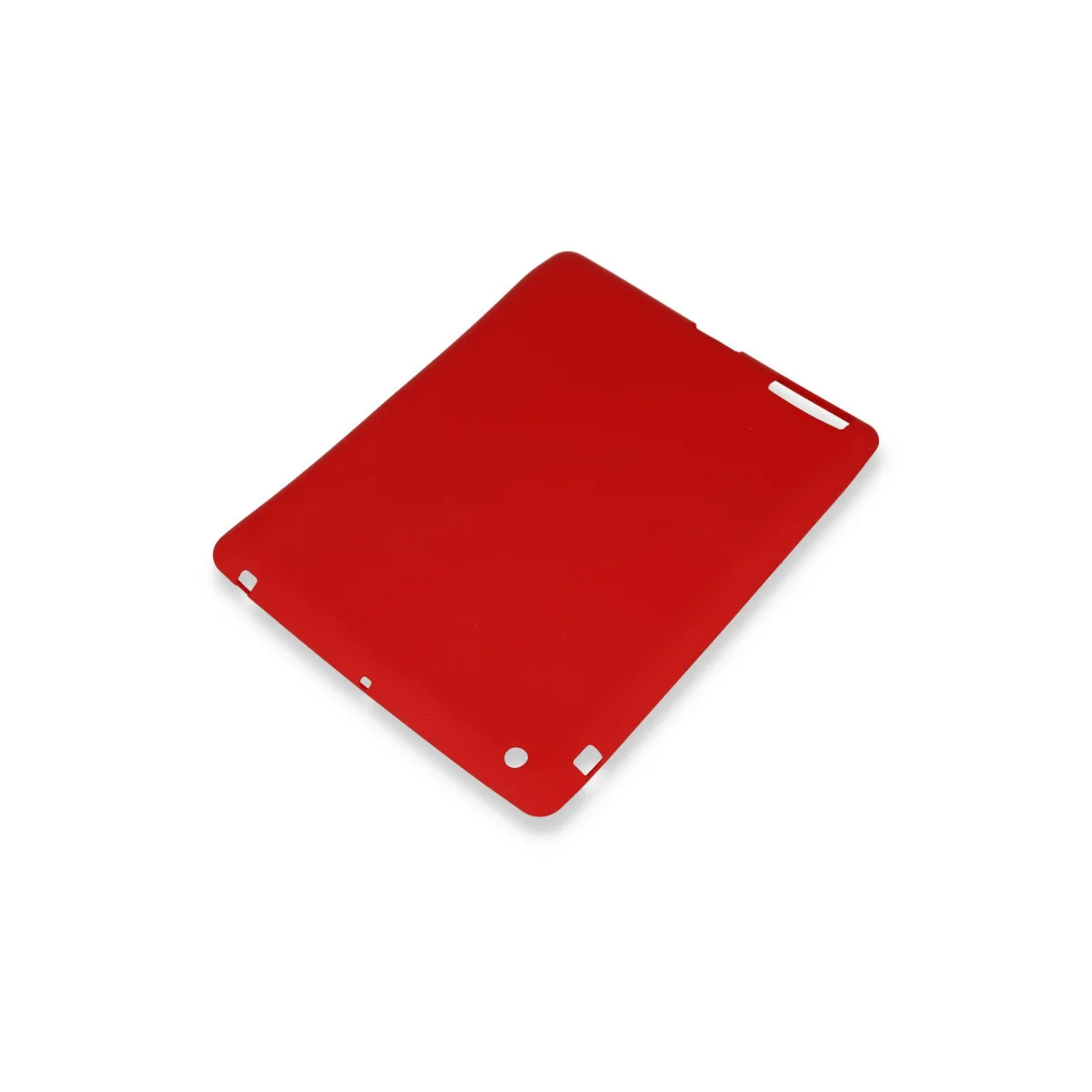 iPad 4 9.7 Kılıf Evo Tablet Silikon - Kırmızı