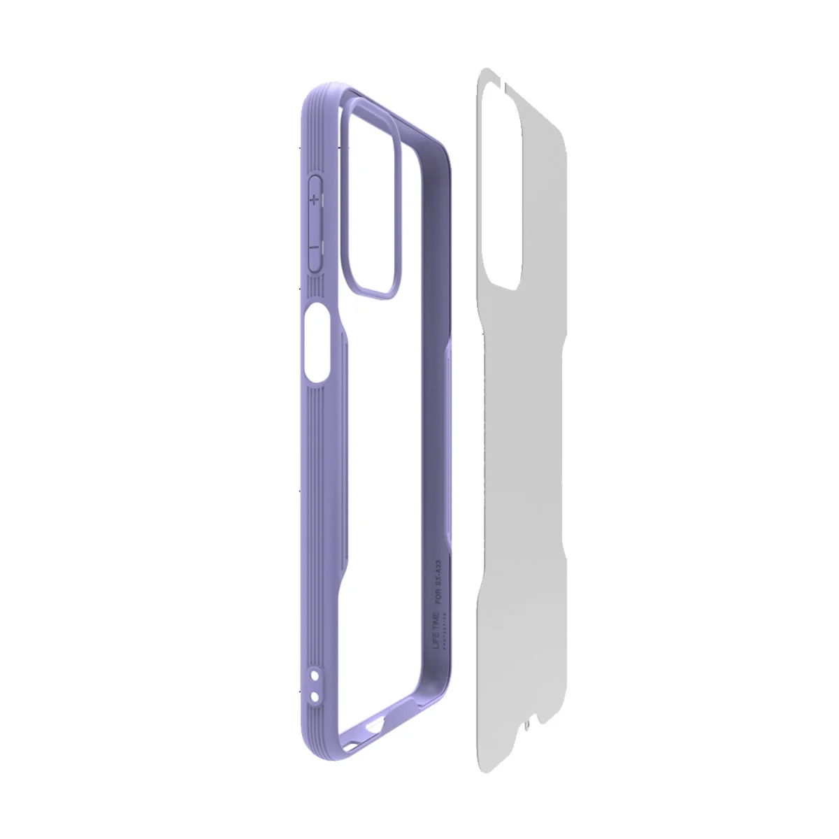 Galaxy A23 4G Kılıf Platin Silikon - Kırmızı