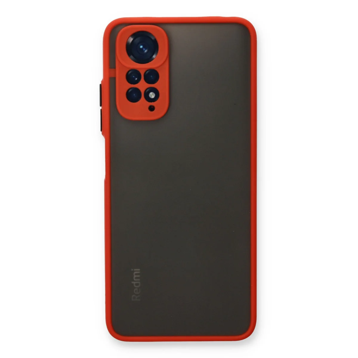Redmi Note 11 Kılıf Montreal Silikon Kapak - Kırmızı