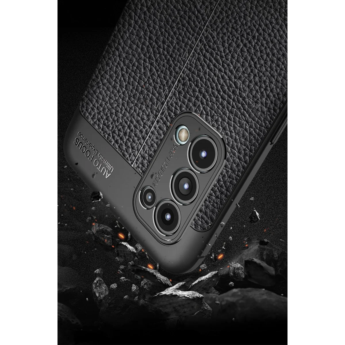 Reno 5 Kılıf Auto Focus Kapak - Kırmızı
