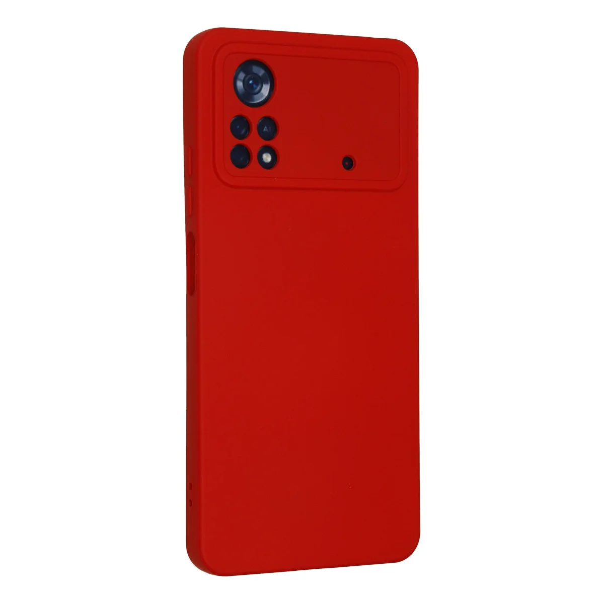 Poco X4 Pro 5G Kılıf Nano içi Kadife Silikon - Kırmızı