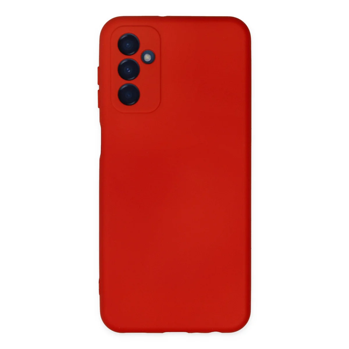 Galaxy M23 Kılıf Nano içi Kadife Silikon - Kırmızı