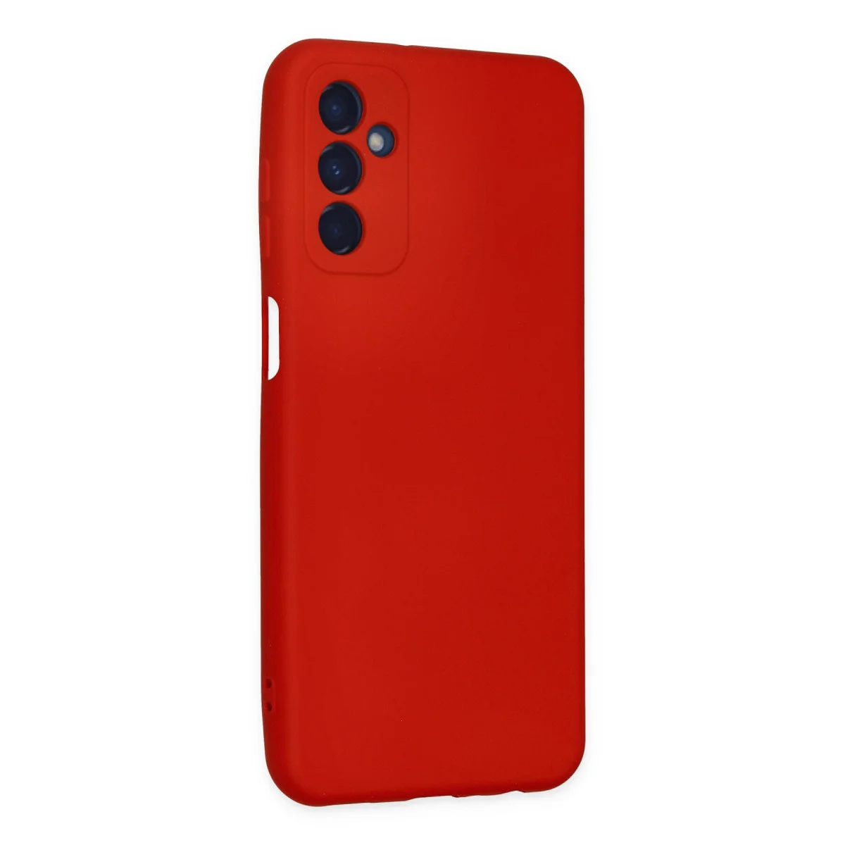 Galaxy M23 Kılıf Nano içi Kadife Silikon - Kırmızı