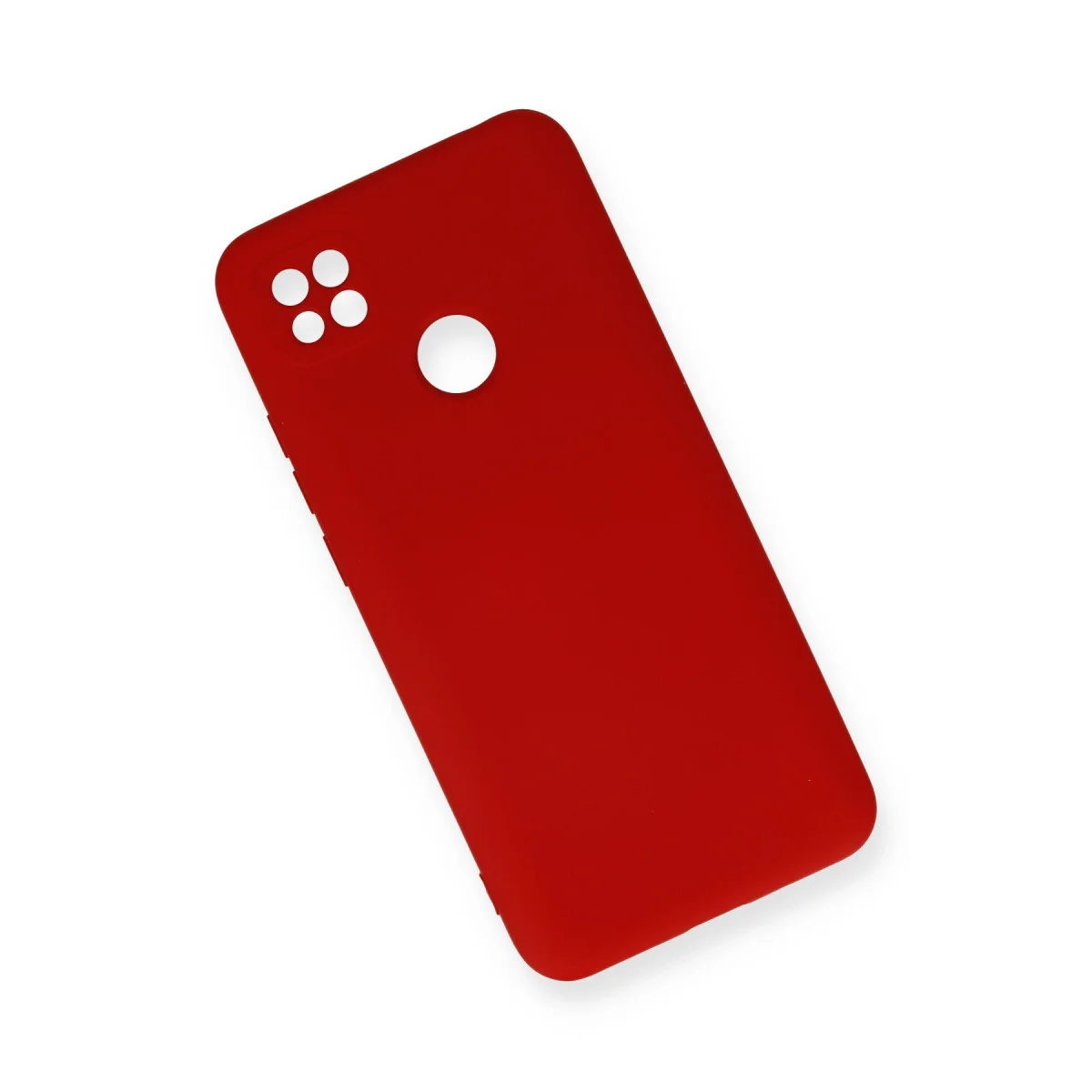 Redmi 9C Kılıf Nano içi Kadife Silikon - Kırmızı