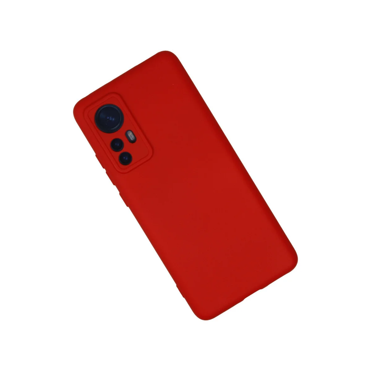 Mi 12 Kılıf Nano içi Kadife Silikon - Kırmızı