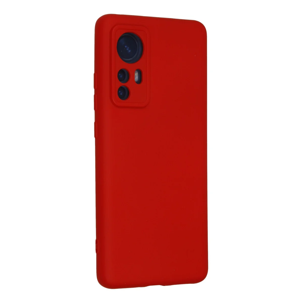 Mi 12 Kılıf Nano içi Kadife Silikon - Kırmızı
