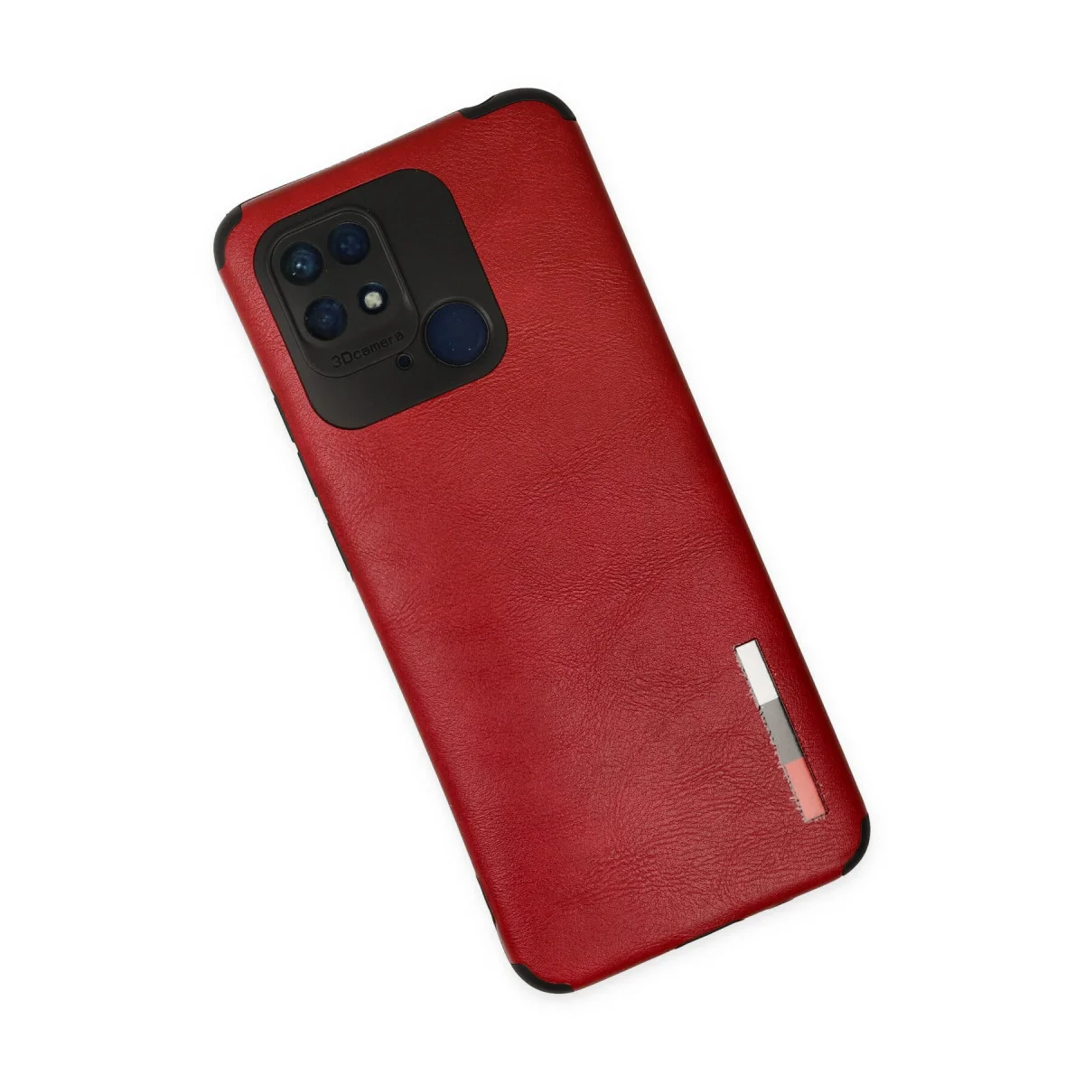 Redmi 10C Kılıf Loop Deri Silikon - Kırmızı