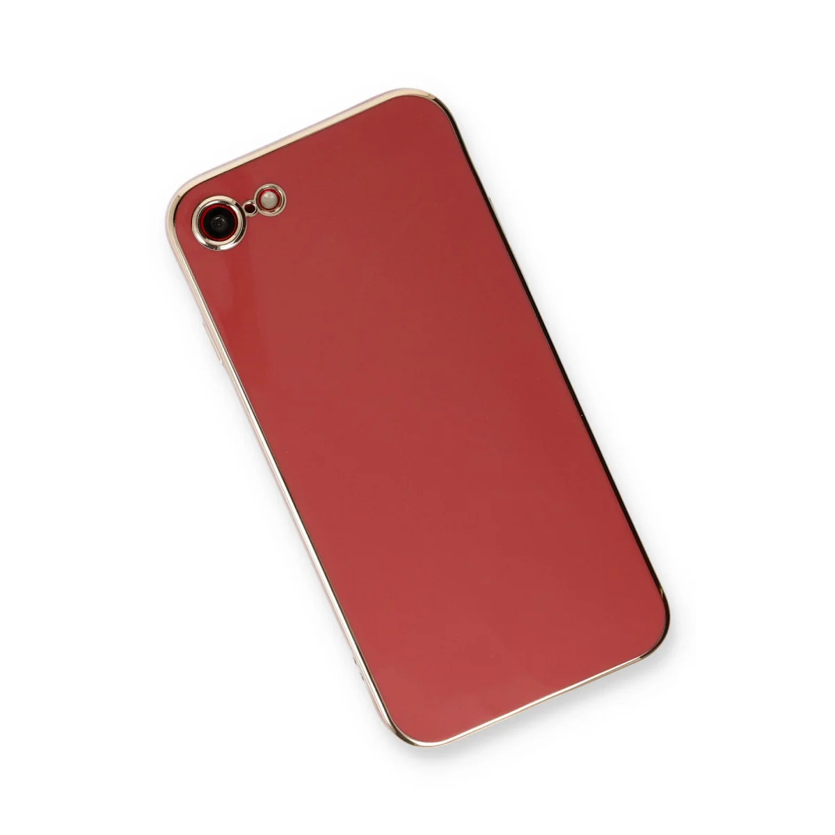 iPhone 7 Kılıf Volet Silikon - Kırmızı