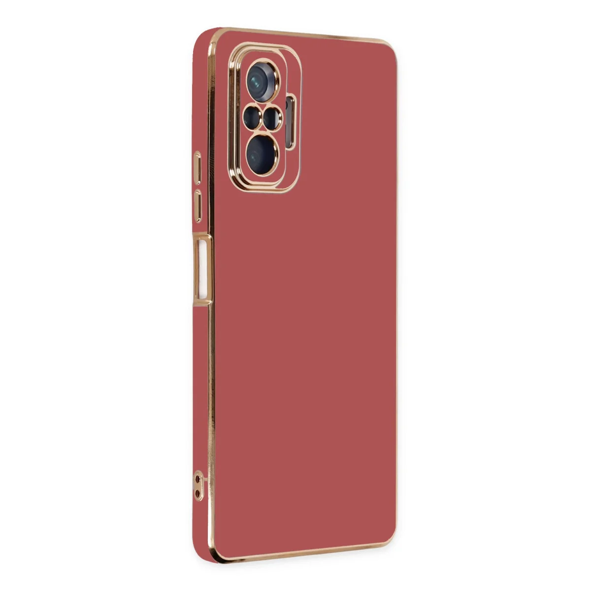 Redmi Note 10 Pro Kılıf Volet Silikon - Kırmızı