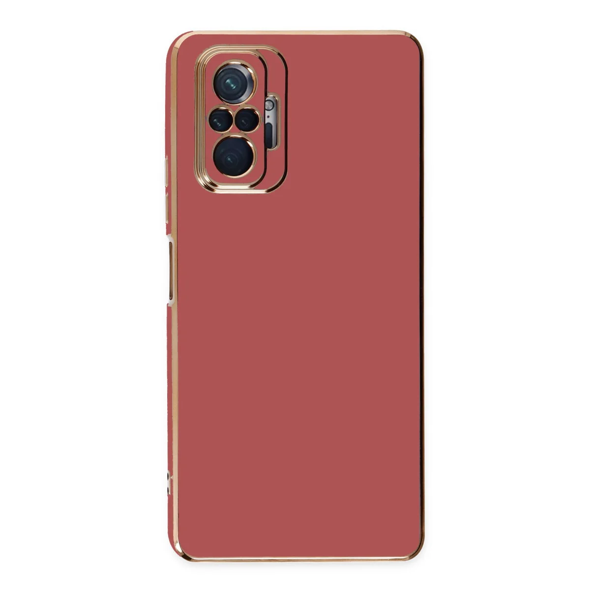 Redmi Note 10 Pro Kılıf Volet Silikon - Kırmızı