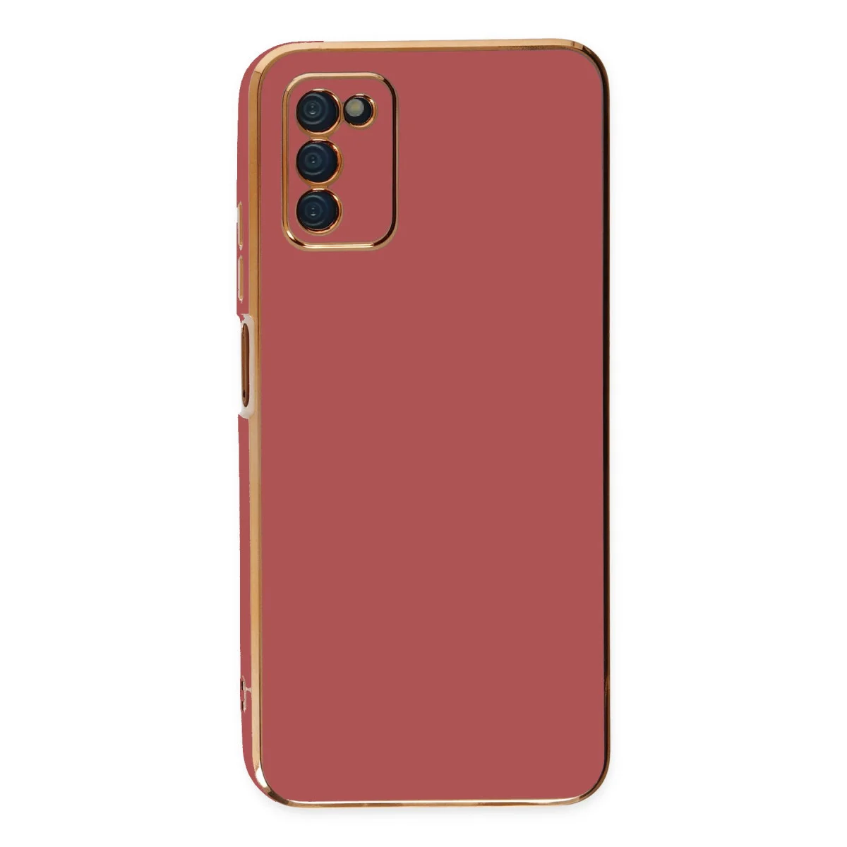 Galaxy A03S Kılıf Volet Silikon - Kırmızı