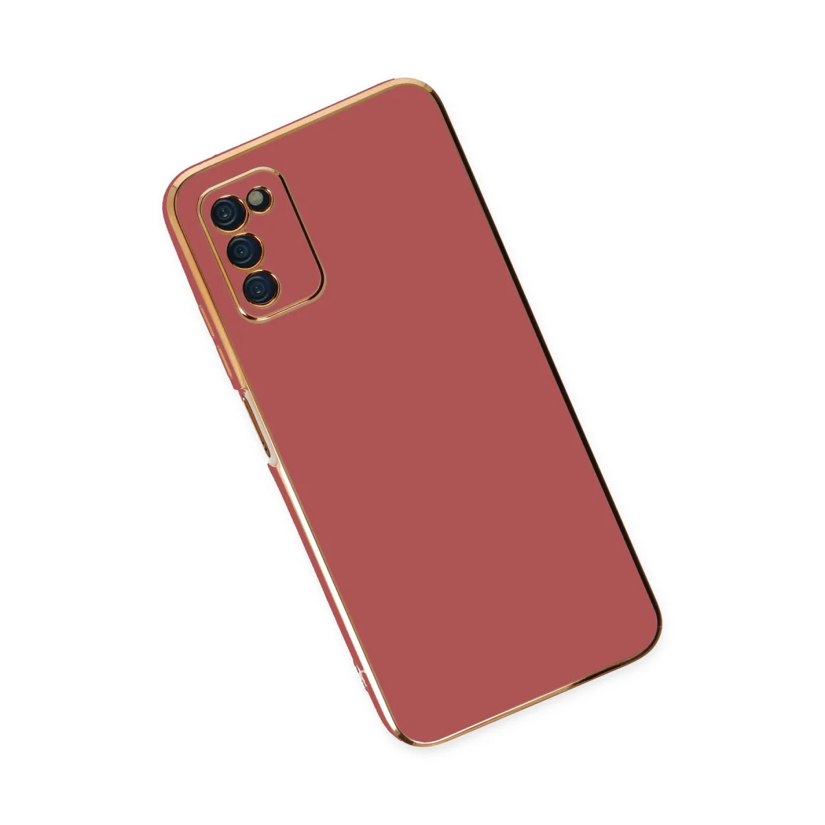 Galaxy A03S Kılıf Volet Silikon - Kırmızı