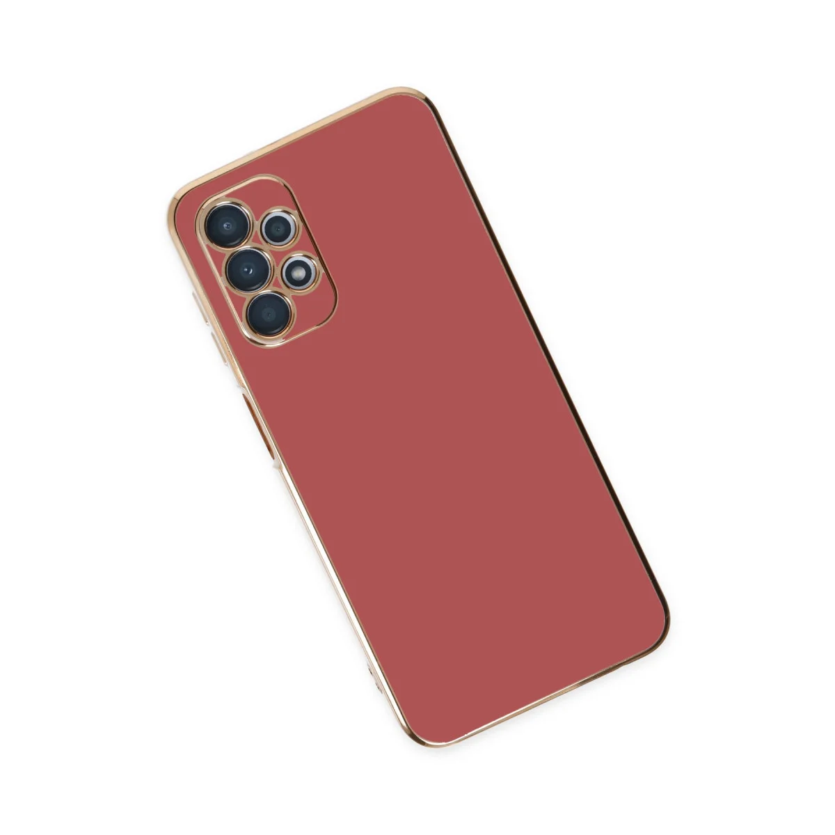 Galaxy A13 4G Kılıf Volet Silikon - Kırmızı