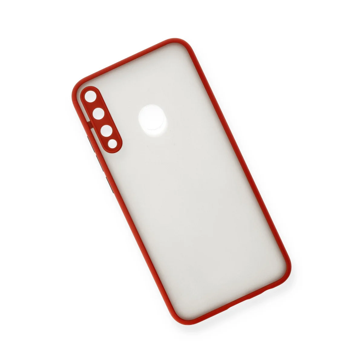 P40 Lite E Kılıf Montreal Silikon Kapak - Kırmızı