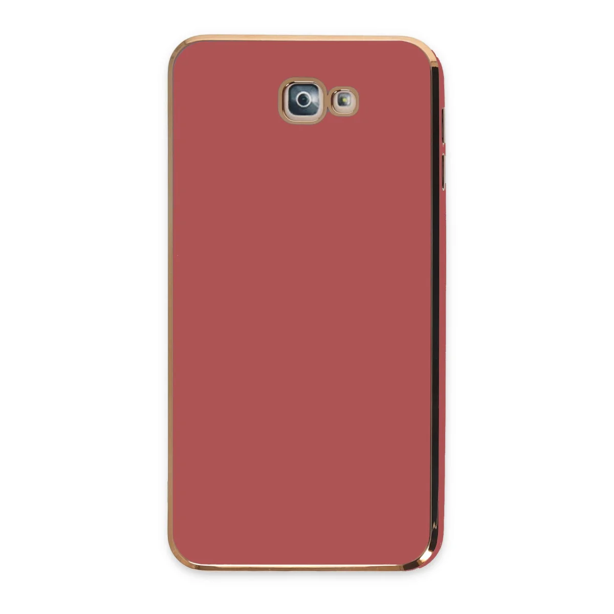 Galaxy J7 Prime Kılıf Volet Silikon - Kırmızı
