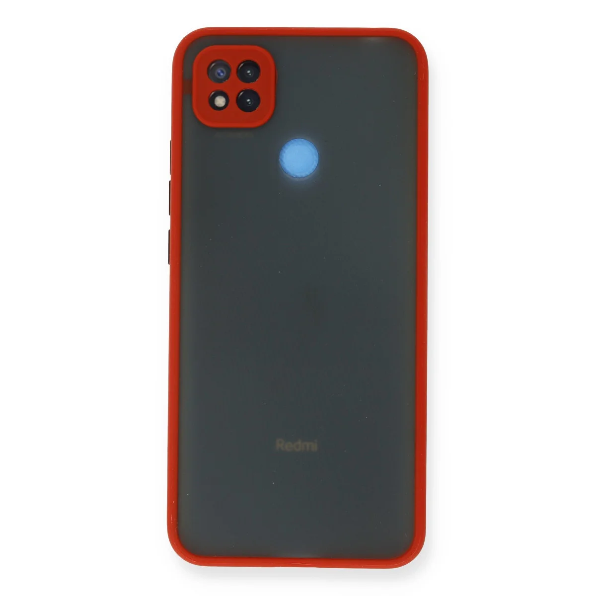 Redmi 9C Kılıf Montreal Silikon Kapak - Kırmızı