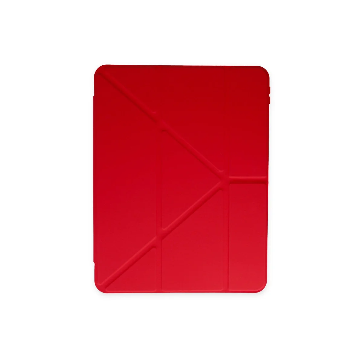 iPad 10.2 (8.nesil) Kılıf Kalemlikli Mars Tablet Kılıfı - Kırmızı