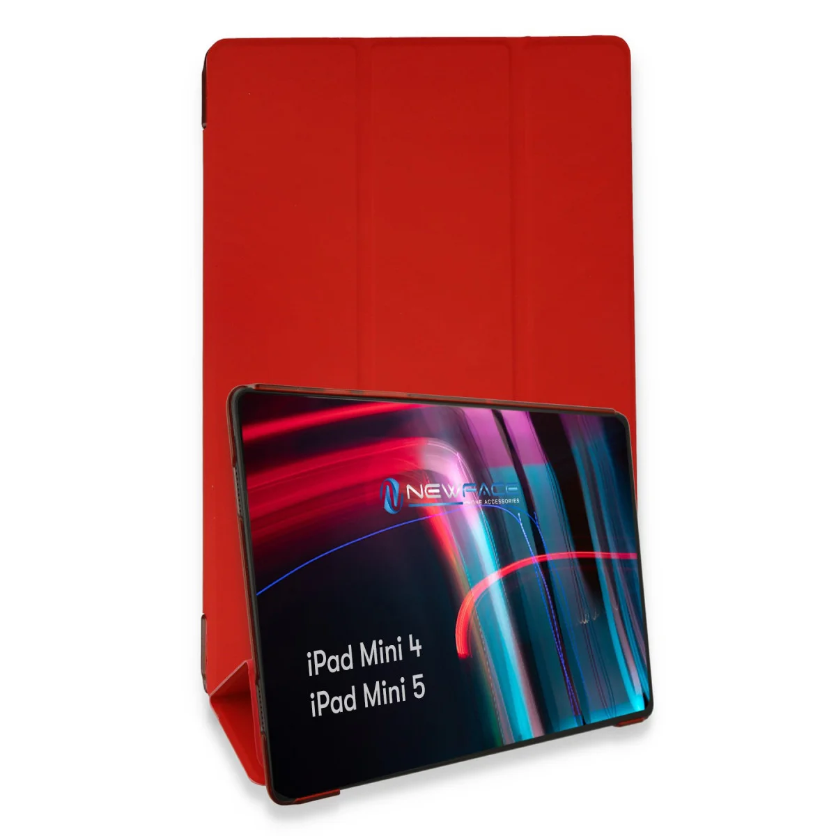 iPad Mini 5 Kılıf Tablet Smart Kılıf - Kırmızı
