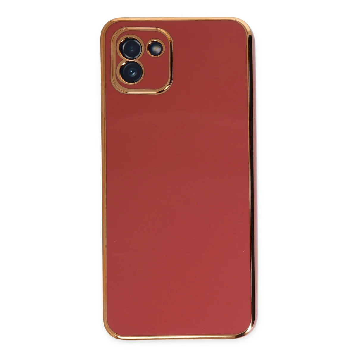 Galaxy A03 Kılıf Volet Silikon - Kırmızı