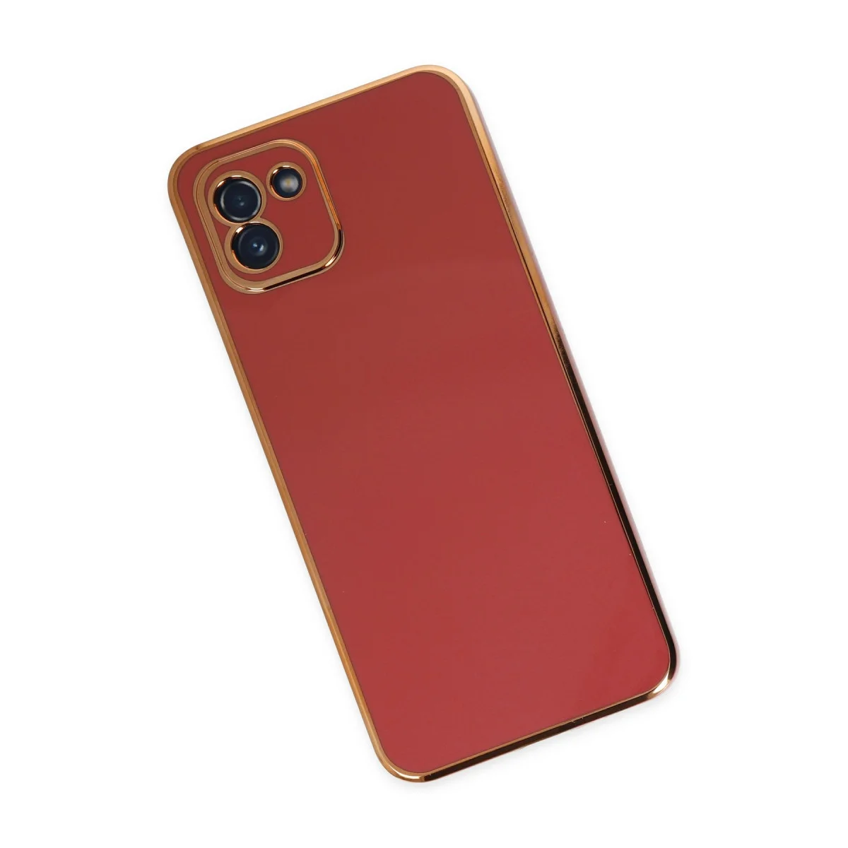 Galaxy A03 Kılıf Volet Silikon - Kırmızı
