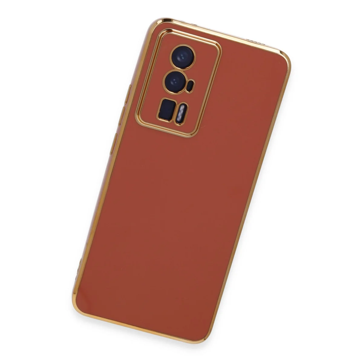 Poco F5 Pro Kılıf Volet Silikon - Kırmızı