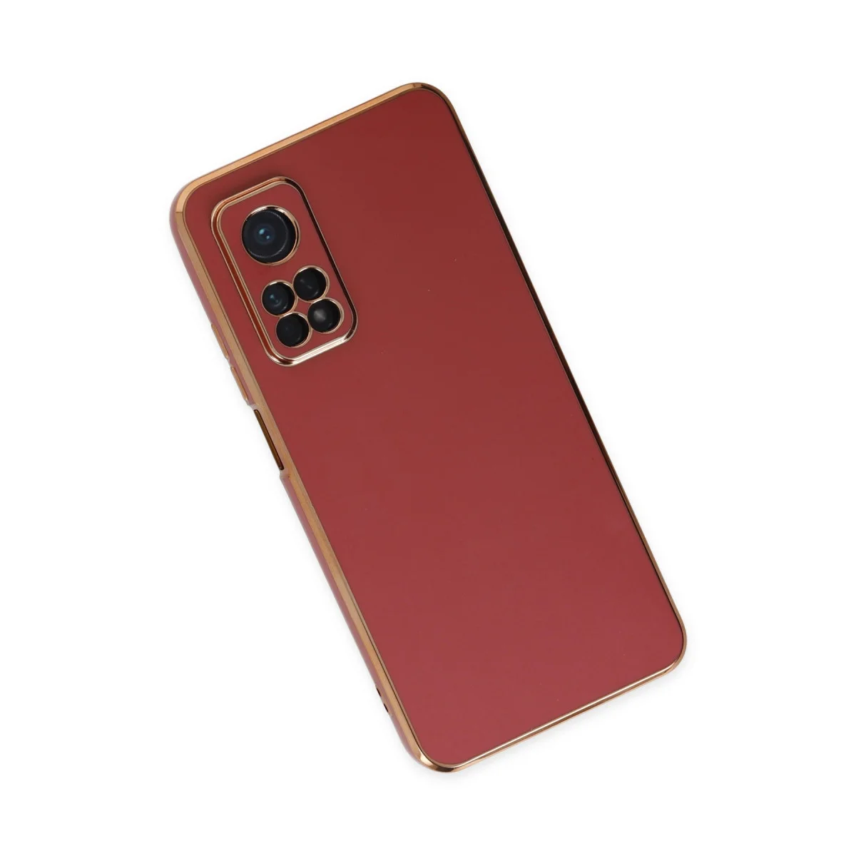 Mi 10T Kılıf Volet Silikon - Kırmızı