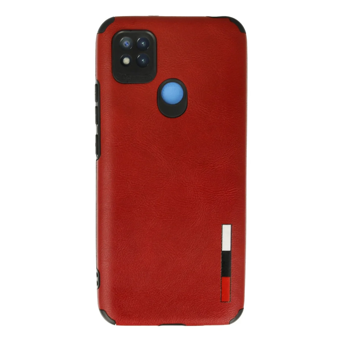 Redmi 9C Kılıf Loop Deri Silikon - Kırmızı