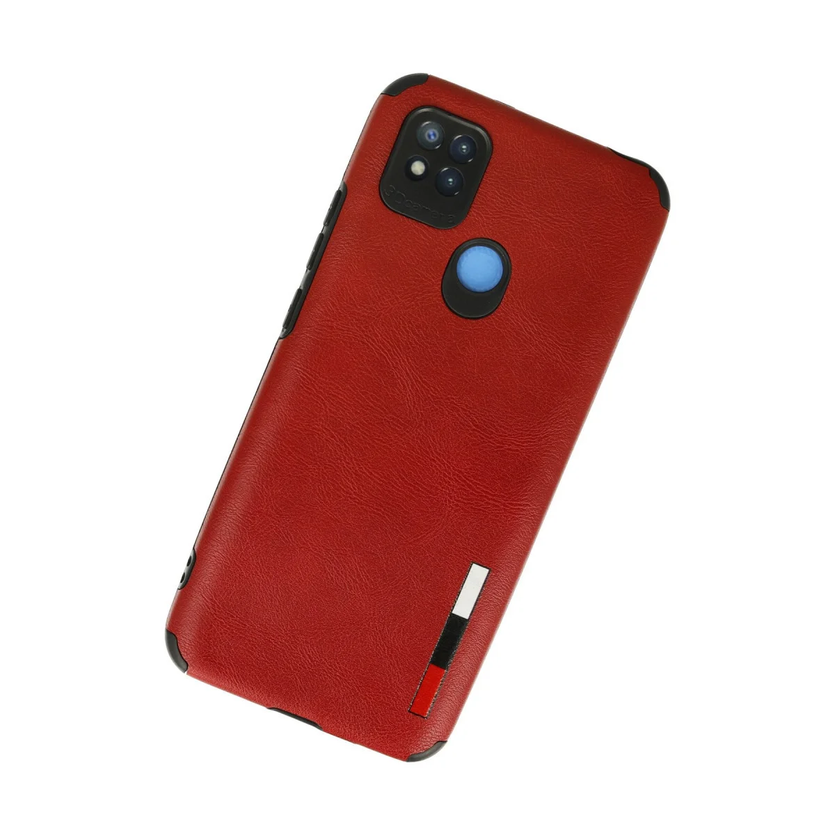 Redmi 9C Kılıf Loop Deri Silikon - Kırmızı