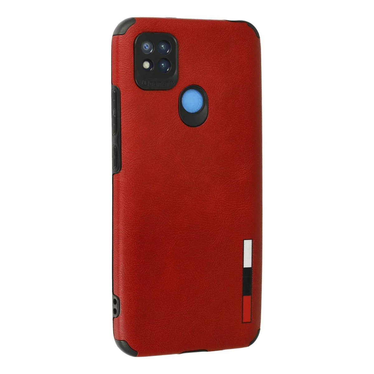 Redmi 9C Kılıf Loop Deri Silikon - Kırmızı