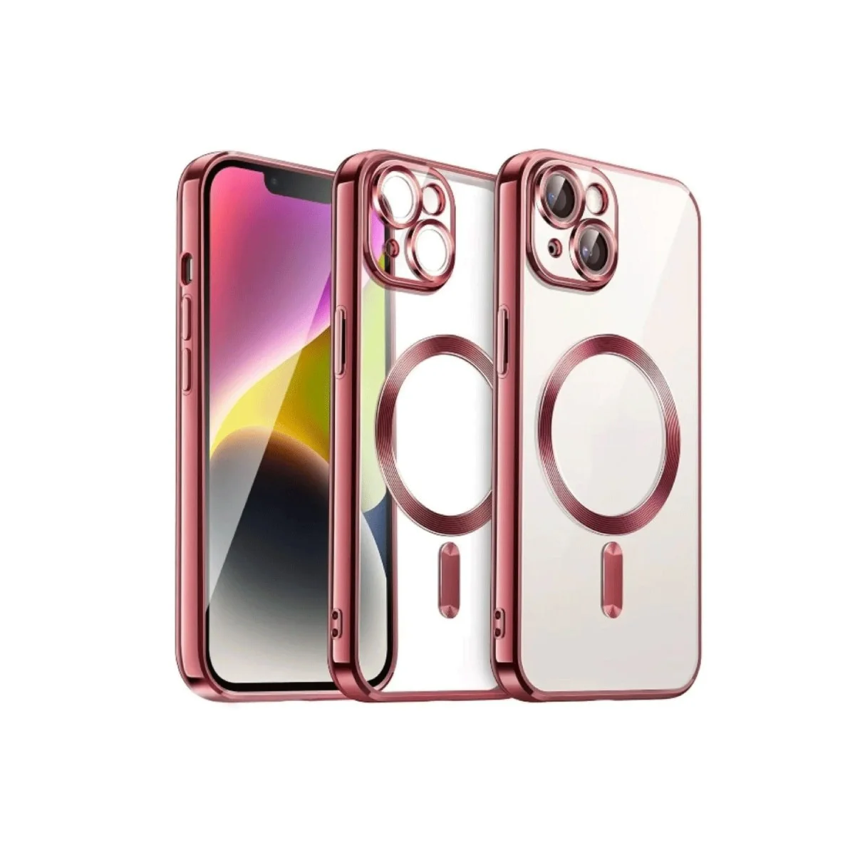 iPhone 13 Kılıf Kross Magneticsafe Kapak - Kırmızı